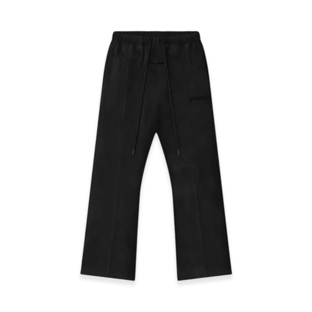 FEAR OF GOD ESSENTIALS Suede Fleece Flare Pant "Vintage Black"