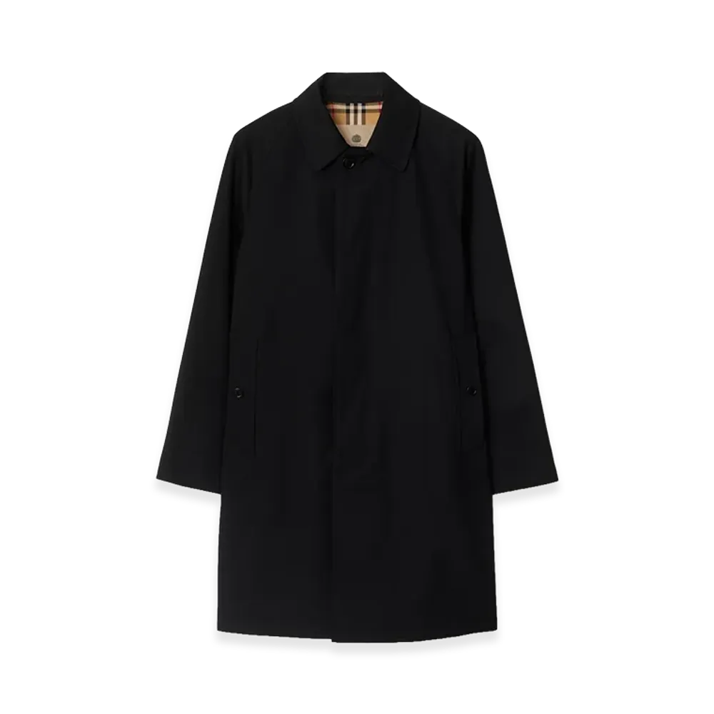 Burberry Mid-length Camden Heritage Car Coat "Black"
