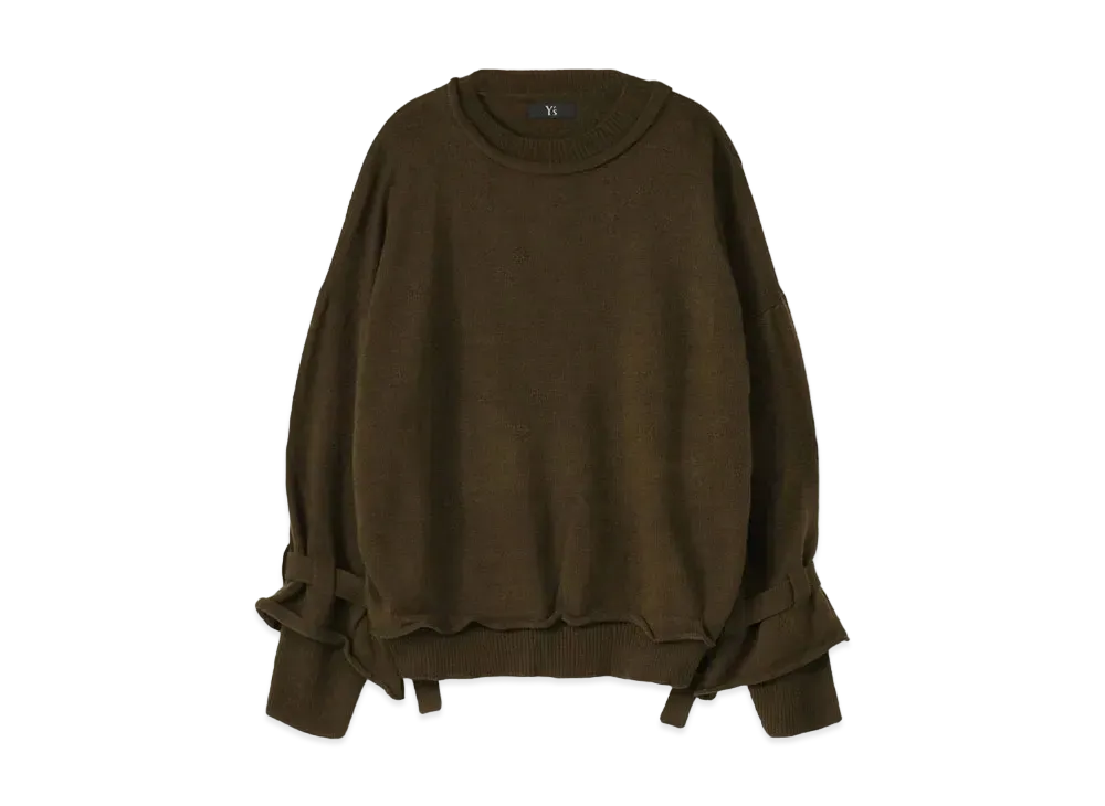 Yohji Yamamoto Y's SLEEVE BELT PULLOVER "Khaki"