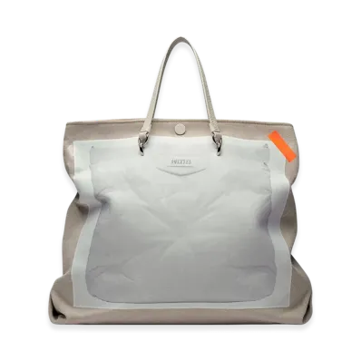 Maison Margiela Trompe Loeil Glam Slam Tote Bag "Pearl Gray"