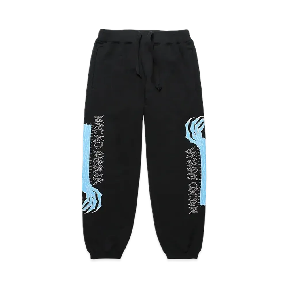 WACKO MARIA x NECKFACE Heavy Weight Sweat Pants "Black"