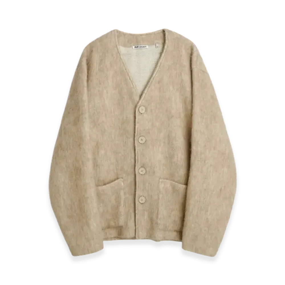 OUR LEGACY Cardigan Mohair "Antique White"