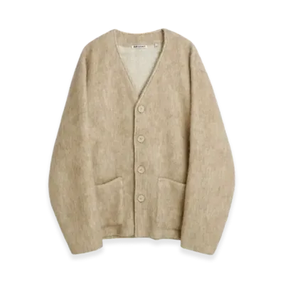 OUR LEGACY Cardigan Mohair "Antique White"