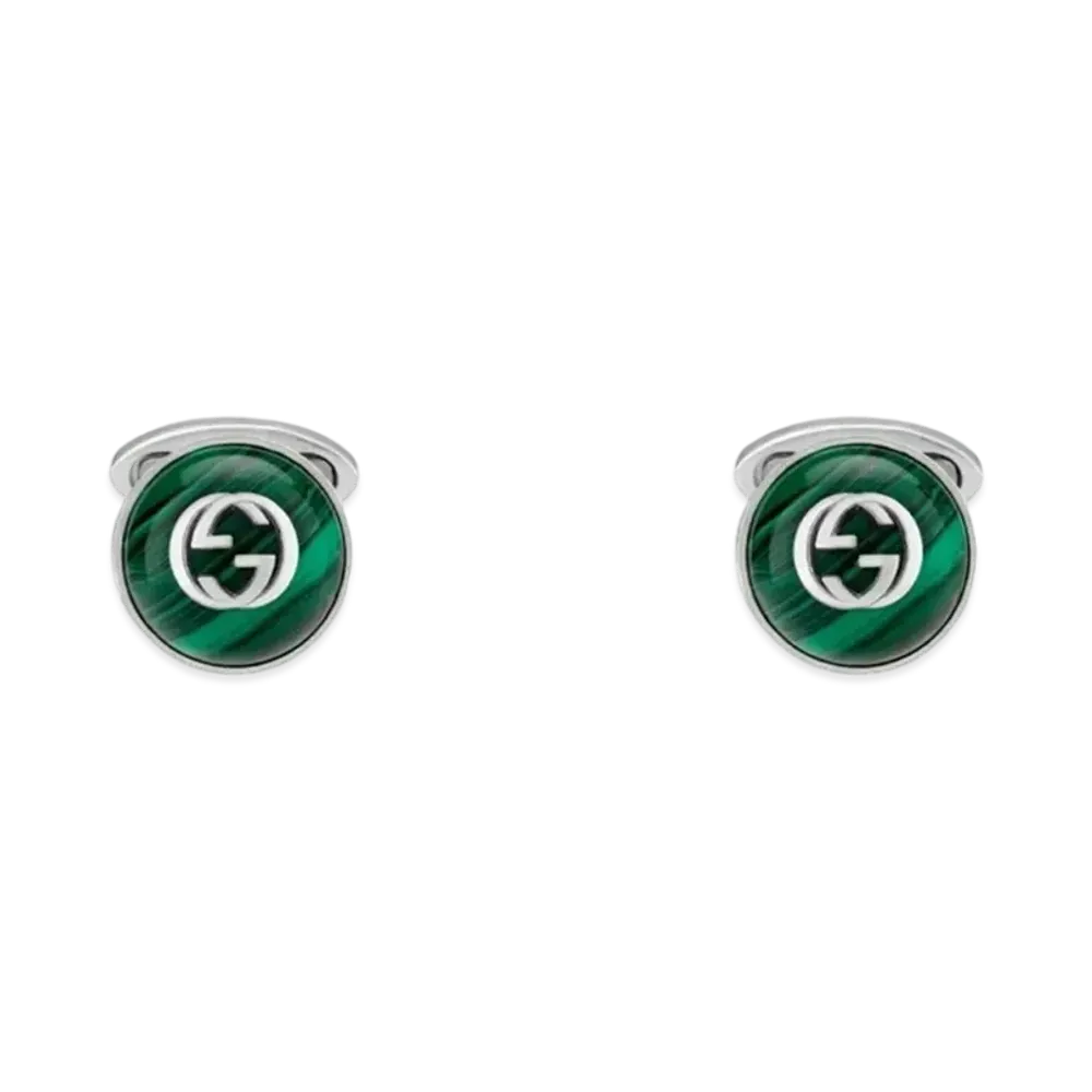 GUCCI Cufflinks Interlocking G "Silver"