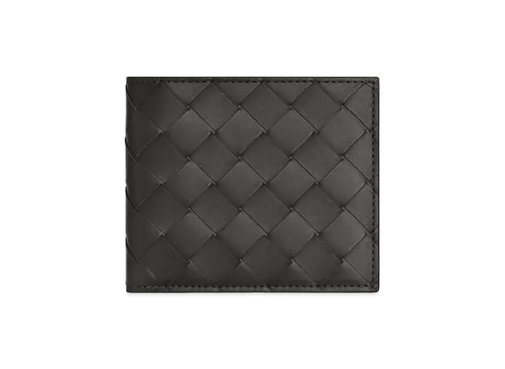 Bottega Veneta Intrecciato Bi-fold Wallet "Graphite/Rainbow"