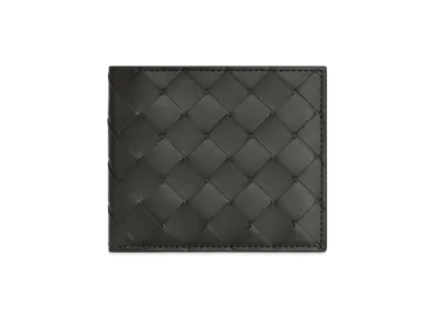 Bottega Veneta Intrecciato Bi-fold Wallet "Graphite/Rainbow"