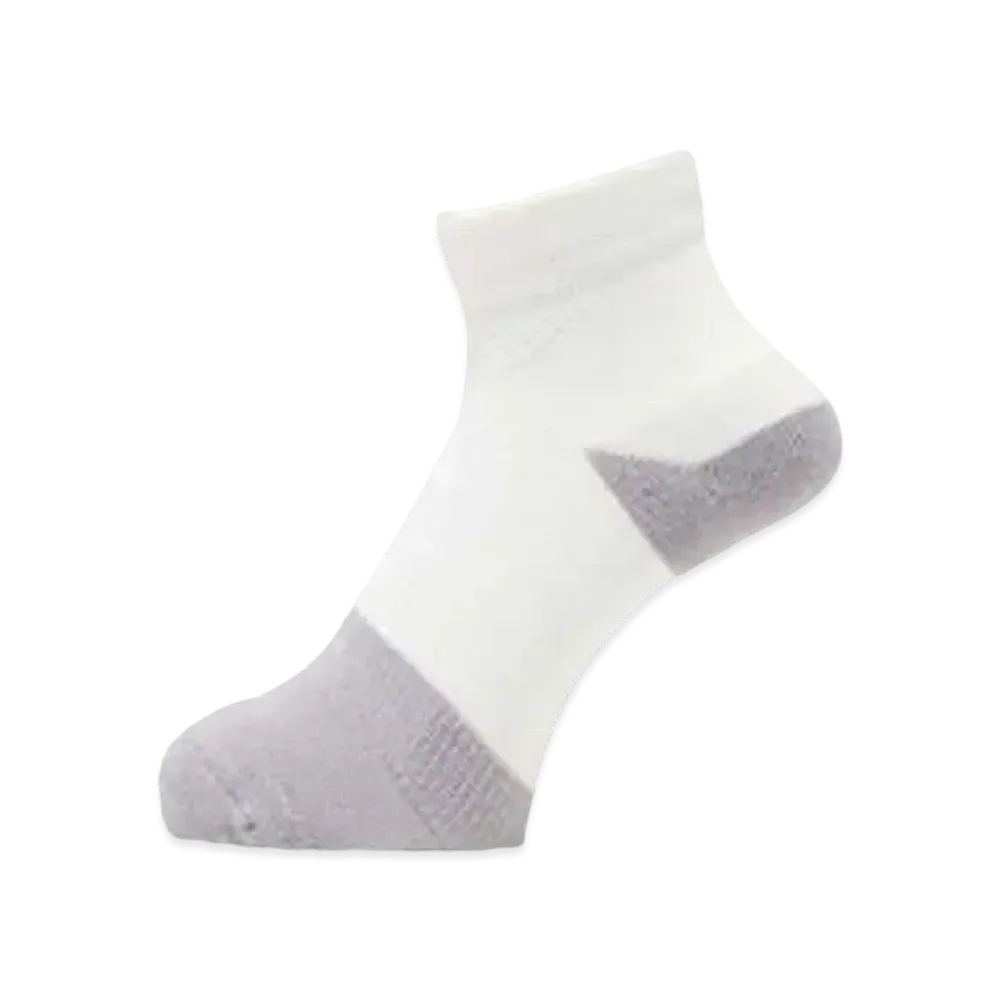 Goldwin Paper fiber C3 Fit Arch Support Pile Socks (C3 Fit / Unisex) "White/Gray"
