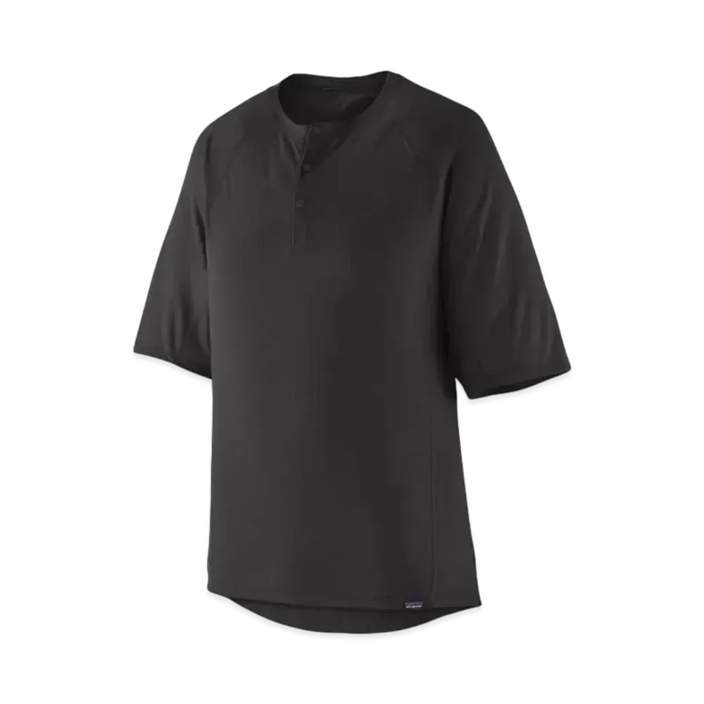 Patagonia Men's Cap Cool Trail Bike Henley "Black"