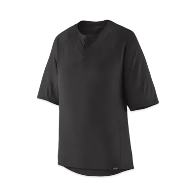 Patagonia Men's Cap Cool Trail Bike Henley "Black"