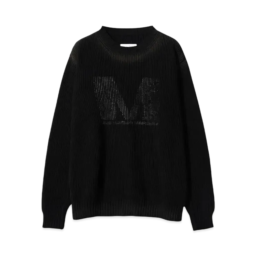 MM6 Maison Margiela Crewneck "Black/Black"