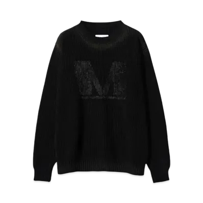 MM6 Maison Margiela Crewneck "Black/Black"