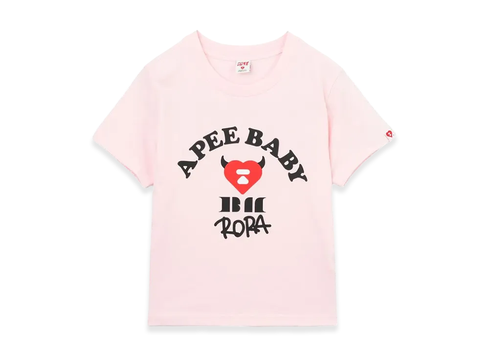 A BATHING APE x BABY MONSTER Women's APEE Baby Print Tee #2 "Pink"