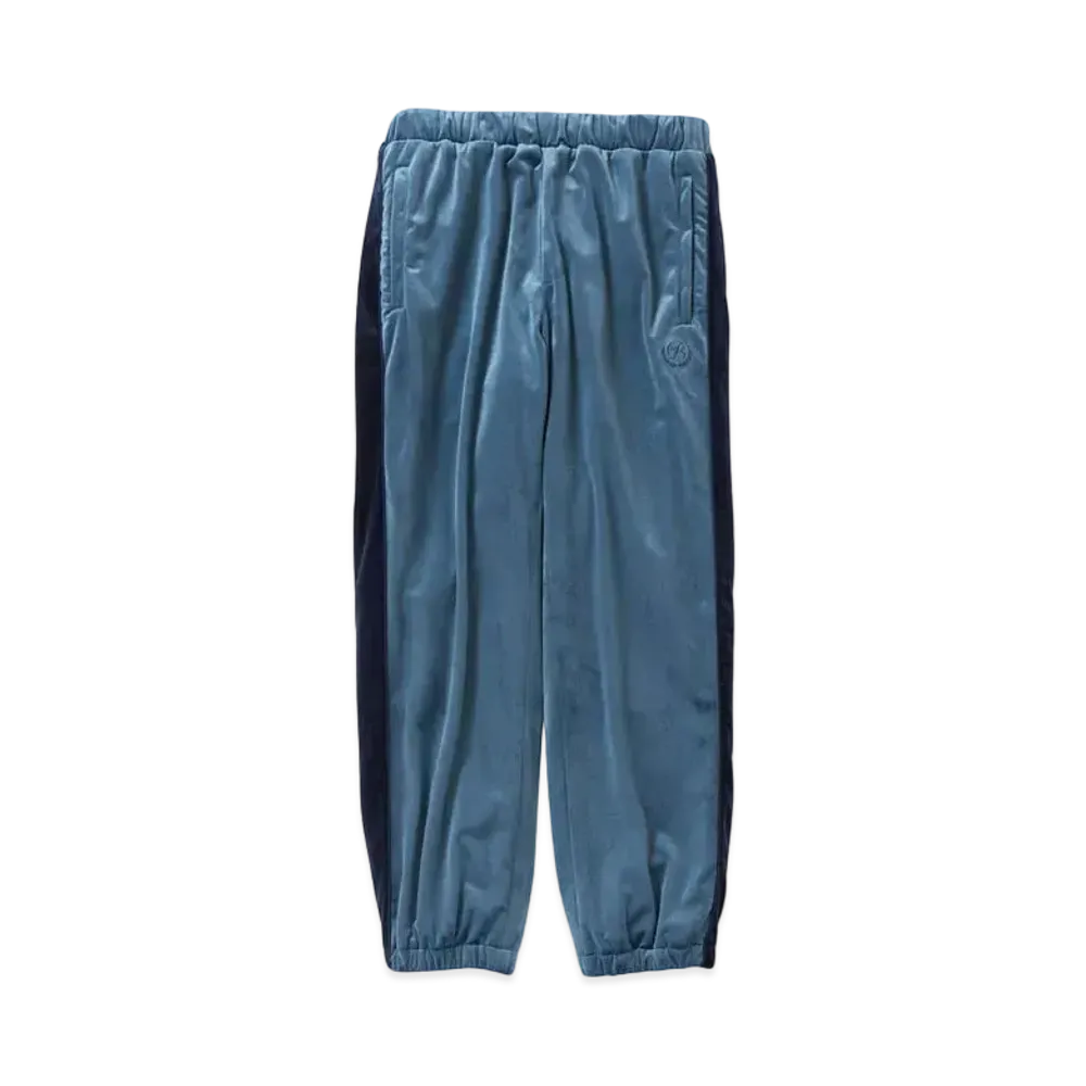 BlackEyePatch B EMBLEM VELOUR PANTS "Navy"