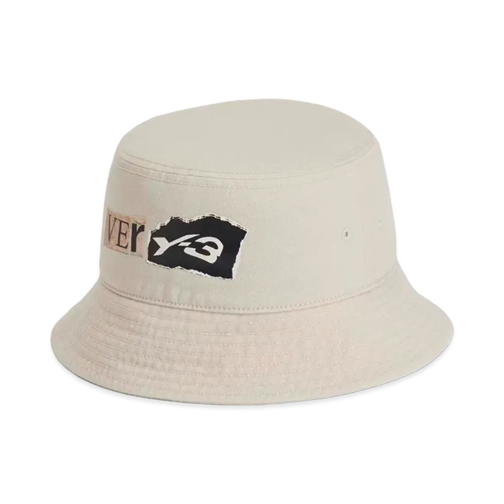 Y-3 Graphic Bucket Hat "White"