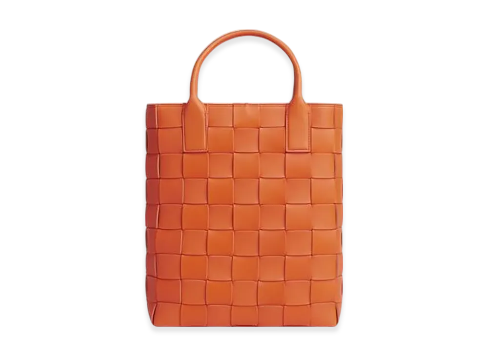 Bottega Veneta Maxi Intreccio Tote "Light/Orange/Caramel"