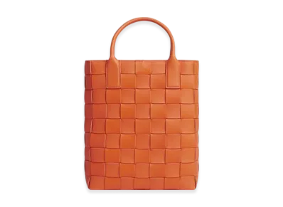 Bottega Veneta Maxi Intreccio Tote "Light/Orange/Caramel"