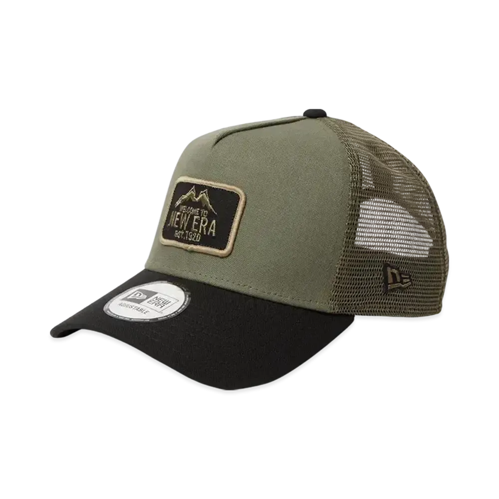 NEW ERA Outdoor 9Forty A-Frame Tracker Duck Canvas "New Olive/Black"
