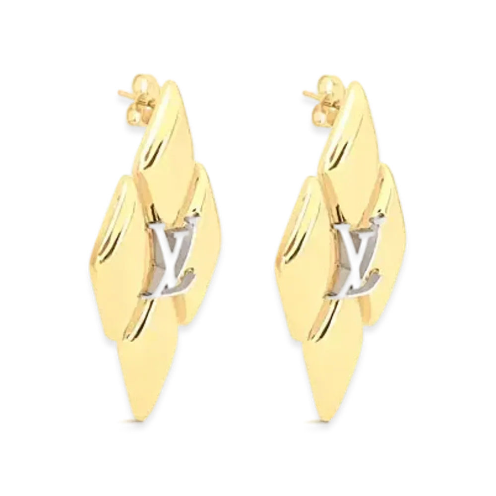 Louis Vuitton GO-14 Earrings "Gold"