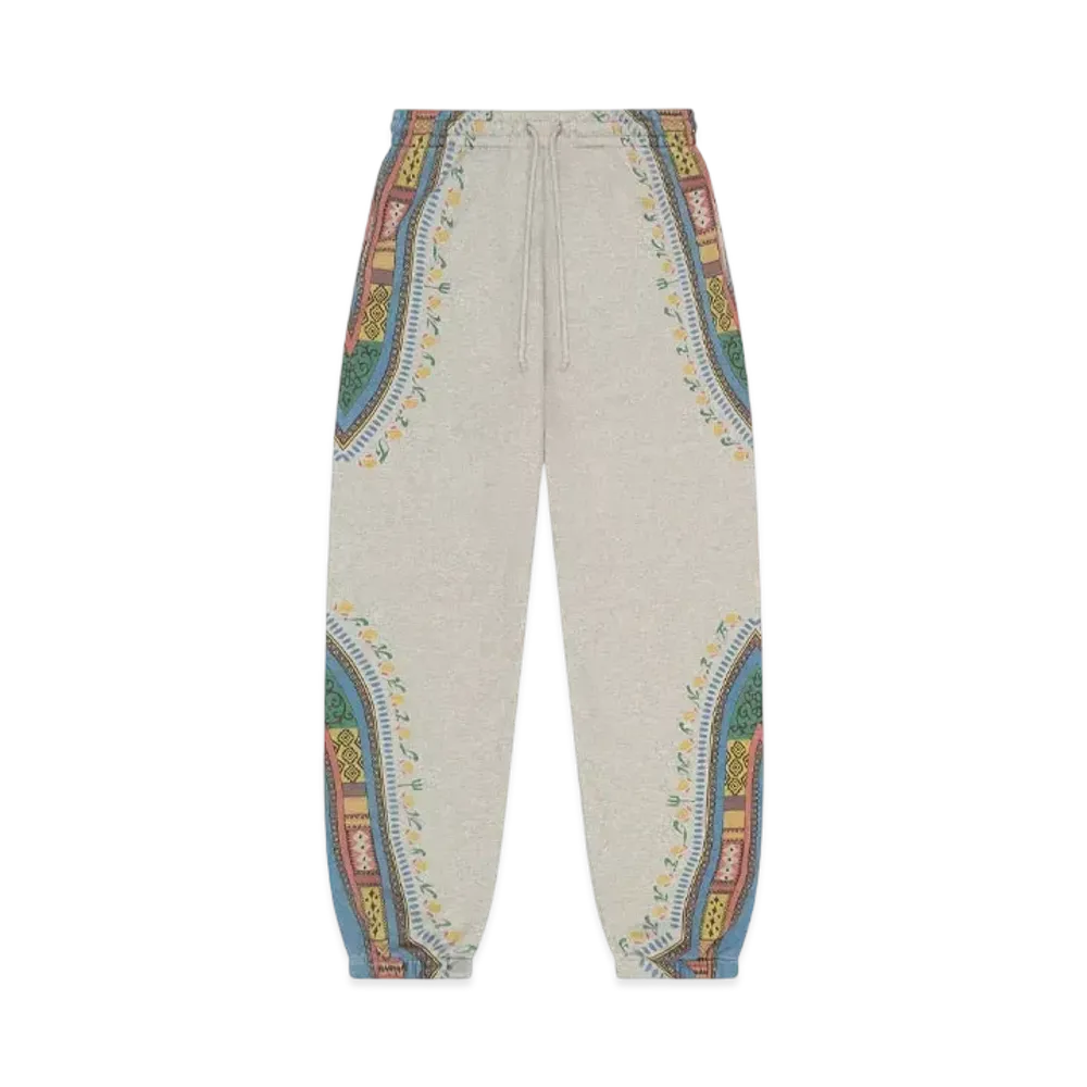 DENIM TEARS Dashiki Trompe L'oeil Sweatpants "Grey"