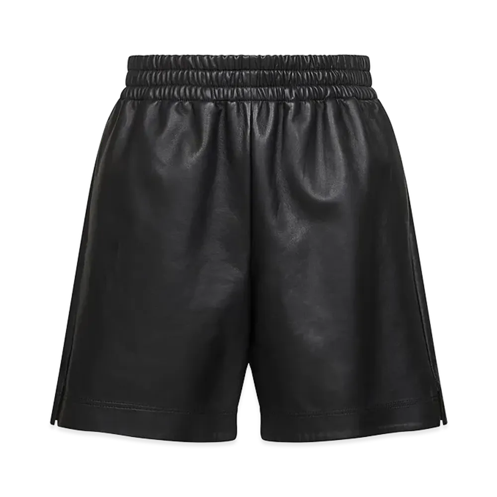 GUCCI Leather Bermuda Shorts "Black"