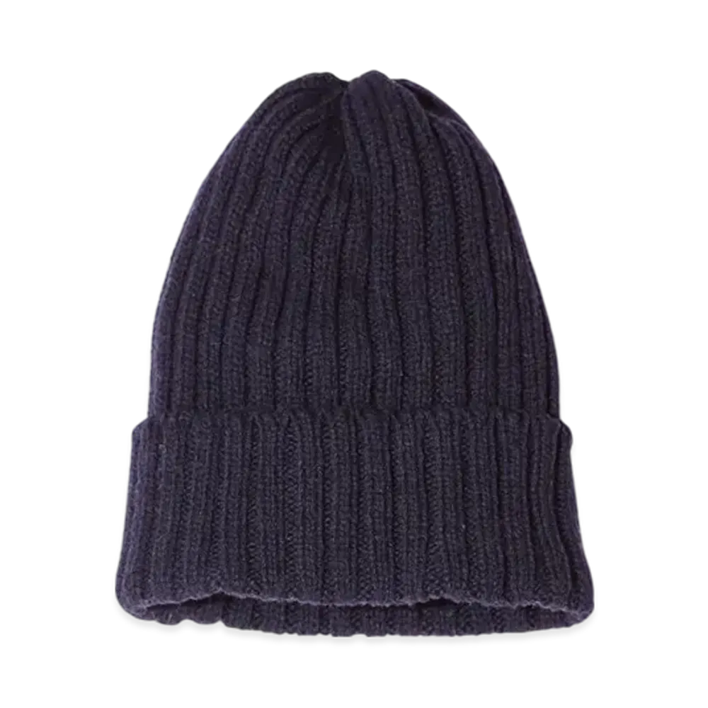 BEAMS Wool Watch Cap "Navy"