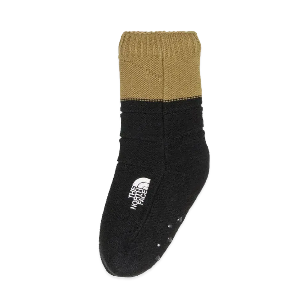 The North Face Kid's Nuptse Bootie Socks Kids "Utility brown x TNF black"