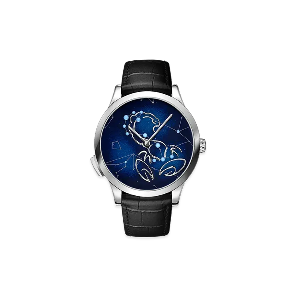Van Cleef & Arpels Midnight Zodiaque Lumineux Scorpii Scorpio watch "18K White gold"