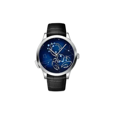 Van Cleef & Arpels Midnight Zodiaque Lumineux Scorpii Scorpio watch "18K White gold"