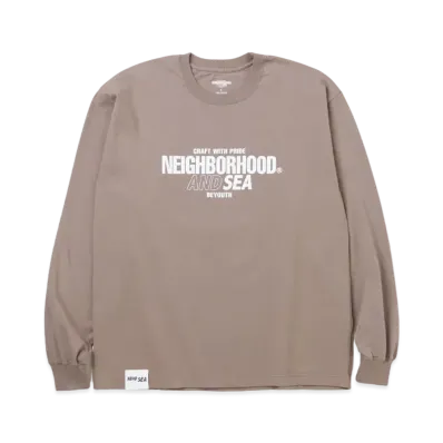 WIND AND SEA x NEIGHBORHOOD L/S Tee "Brown"