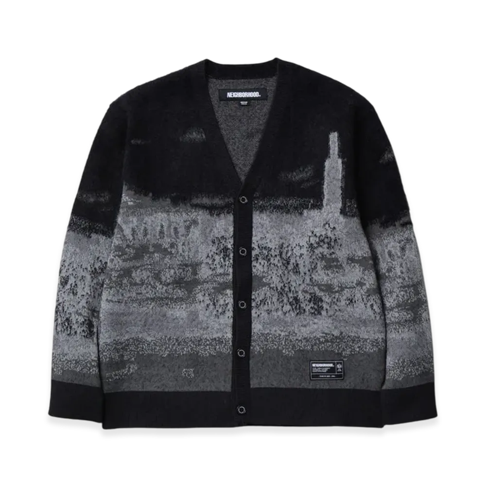 NEIGHBORHOOD Jacquard Cardigan "Black"