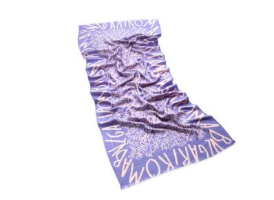 BVLGARI Logomania Stole "Purple"