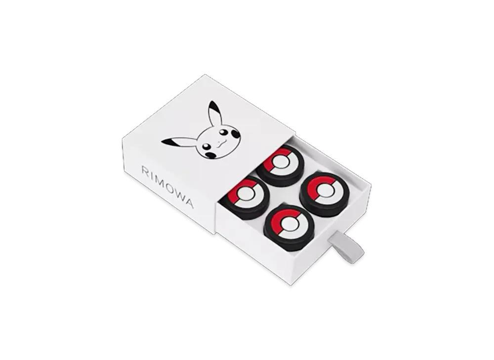 RIMOWA x Pokemon Wheel Set Pokemon "Red/White"