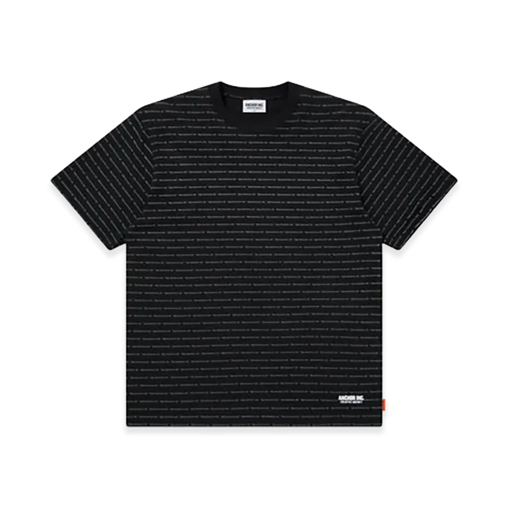Mercedes Anchor inc. URL Striped Tee "Black"