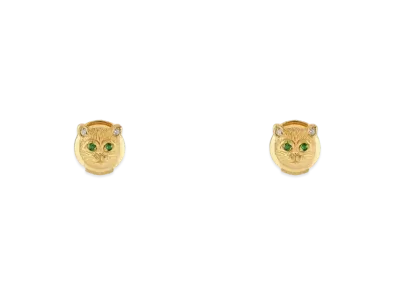 GUCCI Le Marche des Merveilles Series 18K Diamond Earrings "Gold"