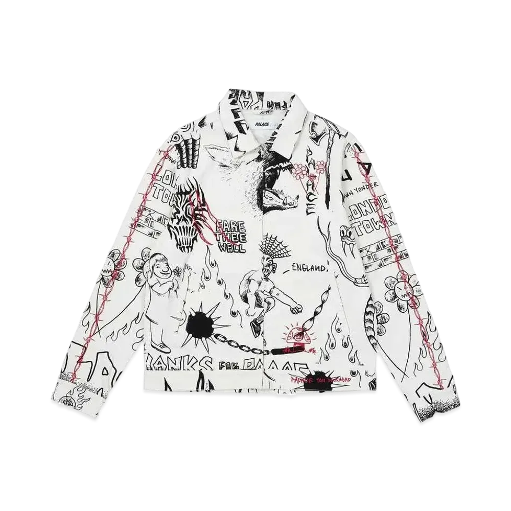 PALACE Lotties Head Gas Jacket "White"