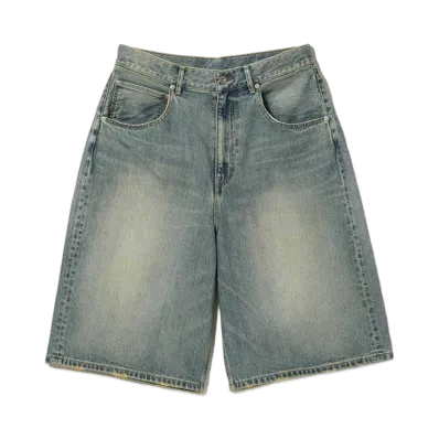 BEAMS FUTURE ARCHIVE Buggy Denim Shorts "Blue"