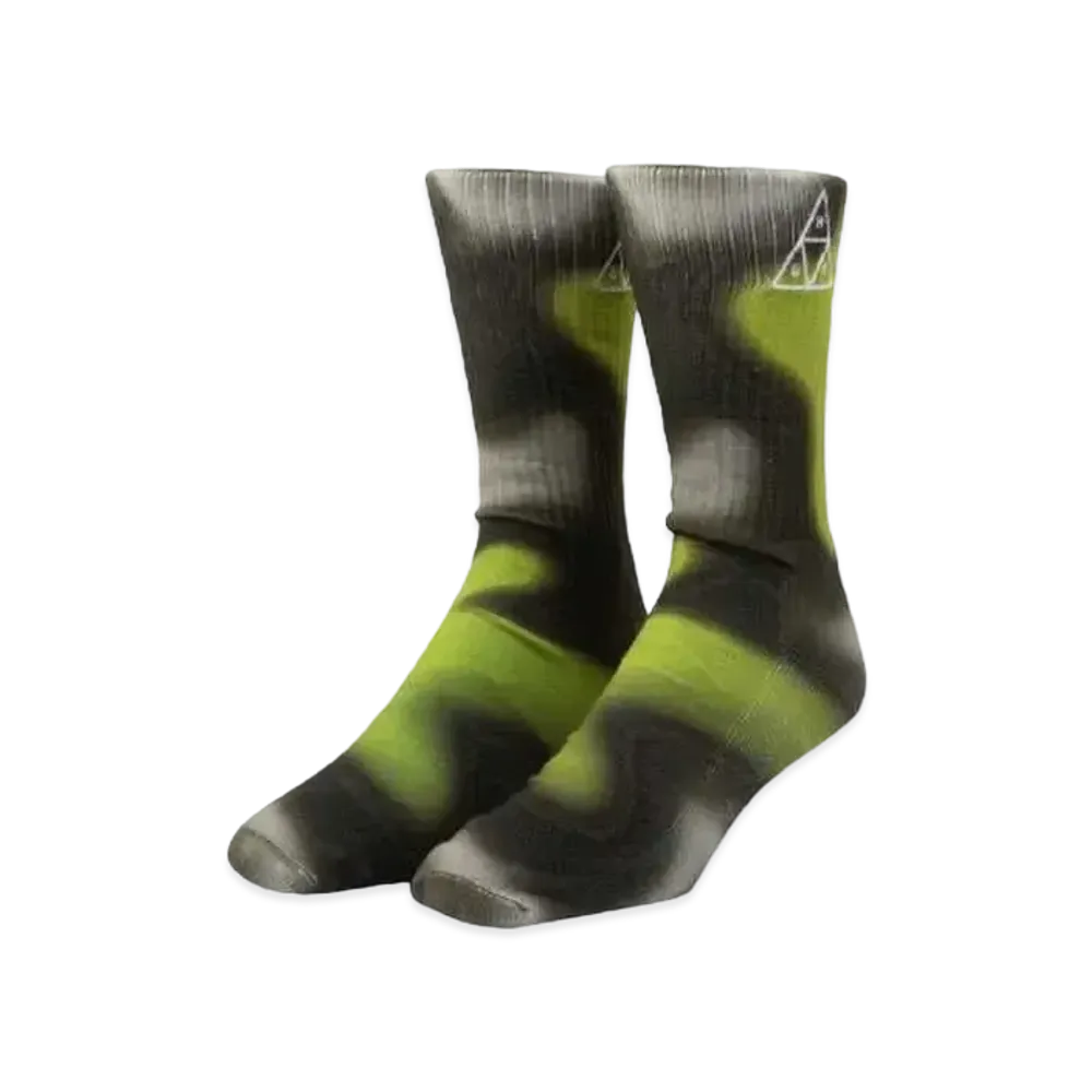HUF Space Dust Digital Crew Socks "Brown"