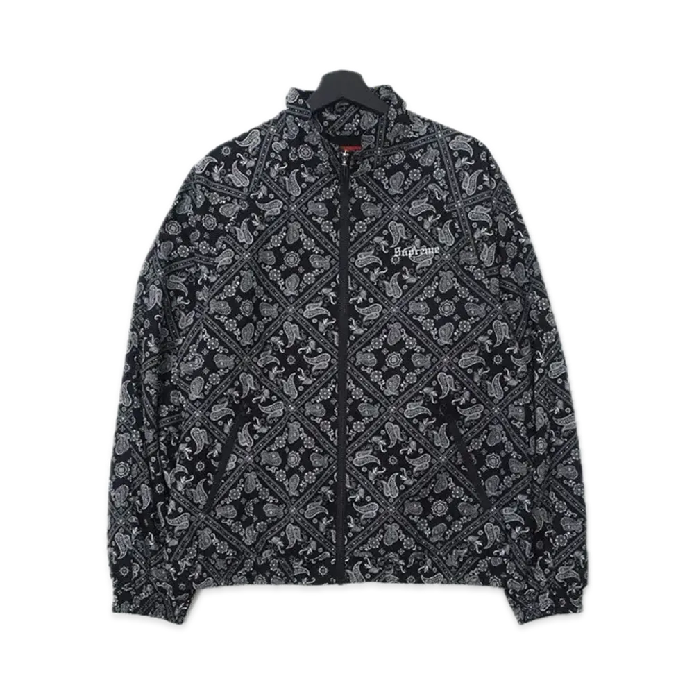 Supreme Bandana Track Jacket "Black"
