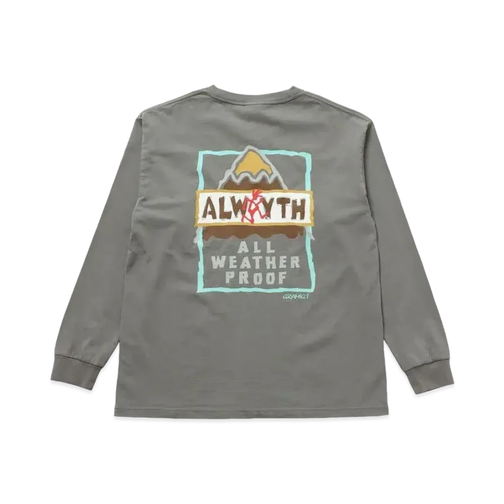 GRAMICCI x ALWATH Original Graphic L/S Tee "Grey"