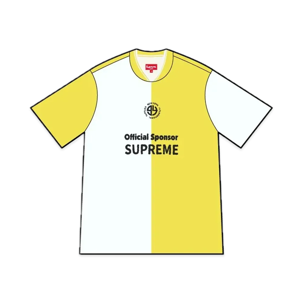 Supreme Split Soccer Jersey "White"