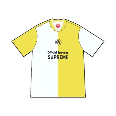 Supreme Split Soccer Jersey "White"