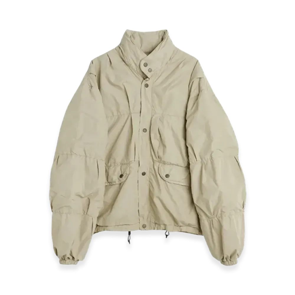 OUR LEGACY Exhale Puffa Parachute Poplin "Metallic Sand"