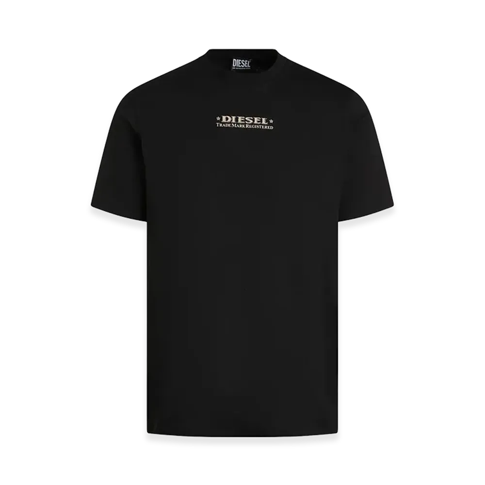 Diesel T-JUST-L4 Logo Print T-Shirt "Black"
