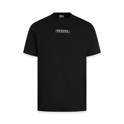 Diesel T-JUST-L4 Logo Print T-Shirt "Black"