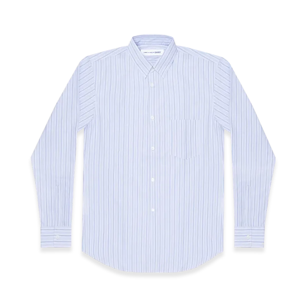 COMME des GARCONS SHIRT Yarn Dyed Cotton Stripe Poplin "Stripe"