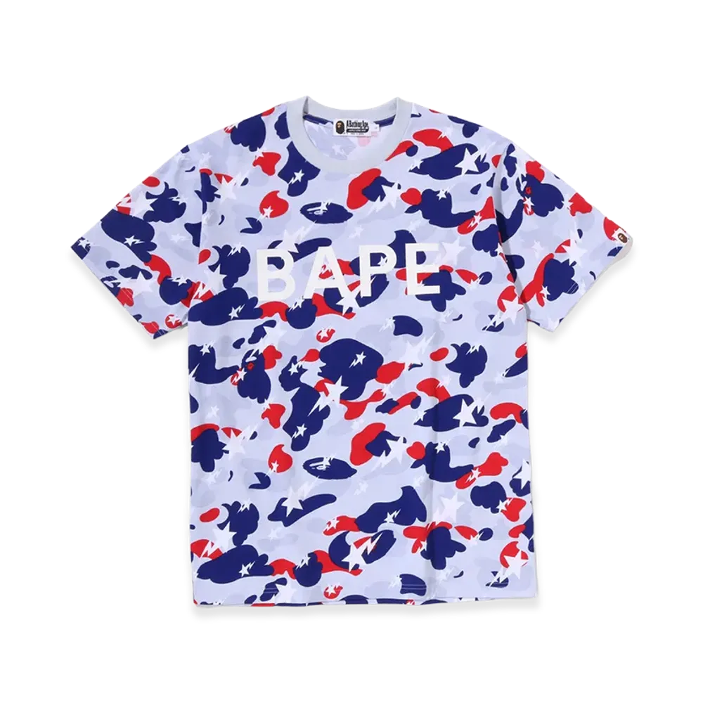 A BATHING APE Sta Strike Camo Tee "White"