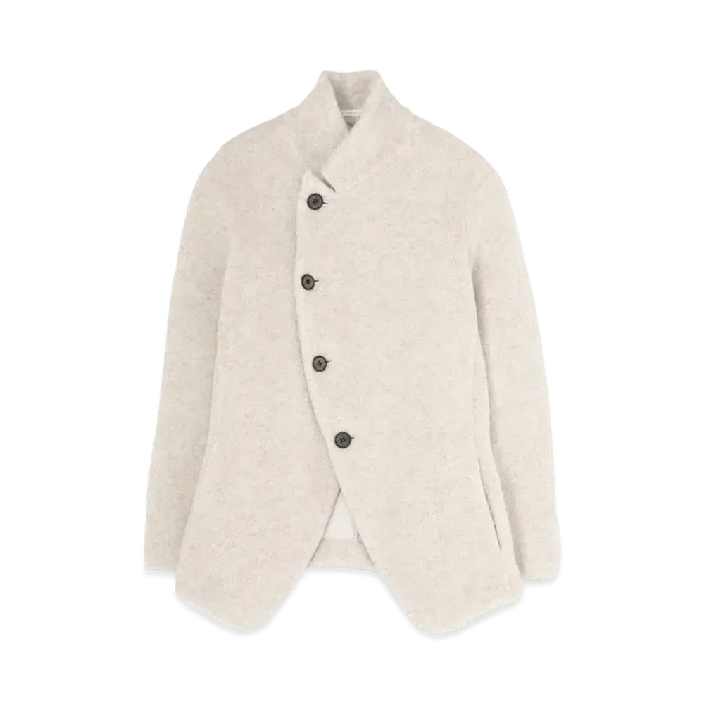 Yohji Yamamoto Y's WOOL POLYESTER PILE ASSYME JACKET "Gray"