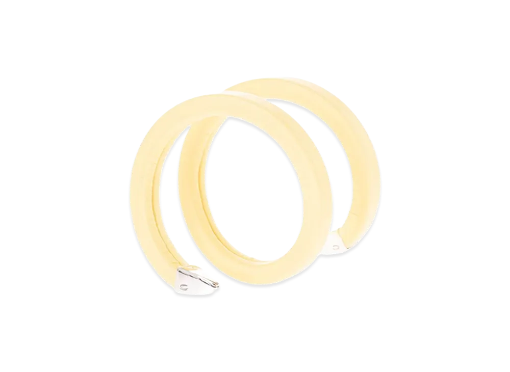 Bottega Veneta Women's Spiral Nappa Bracelet "Yellow"