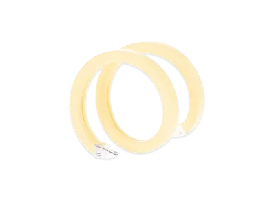 Bottega Veneta Women's Spiral Nappa Bracelet "Yellow"