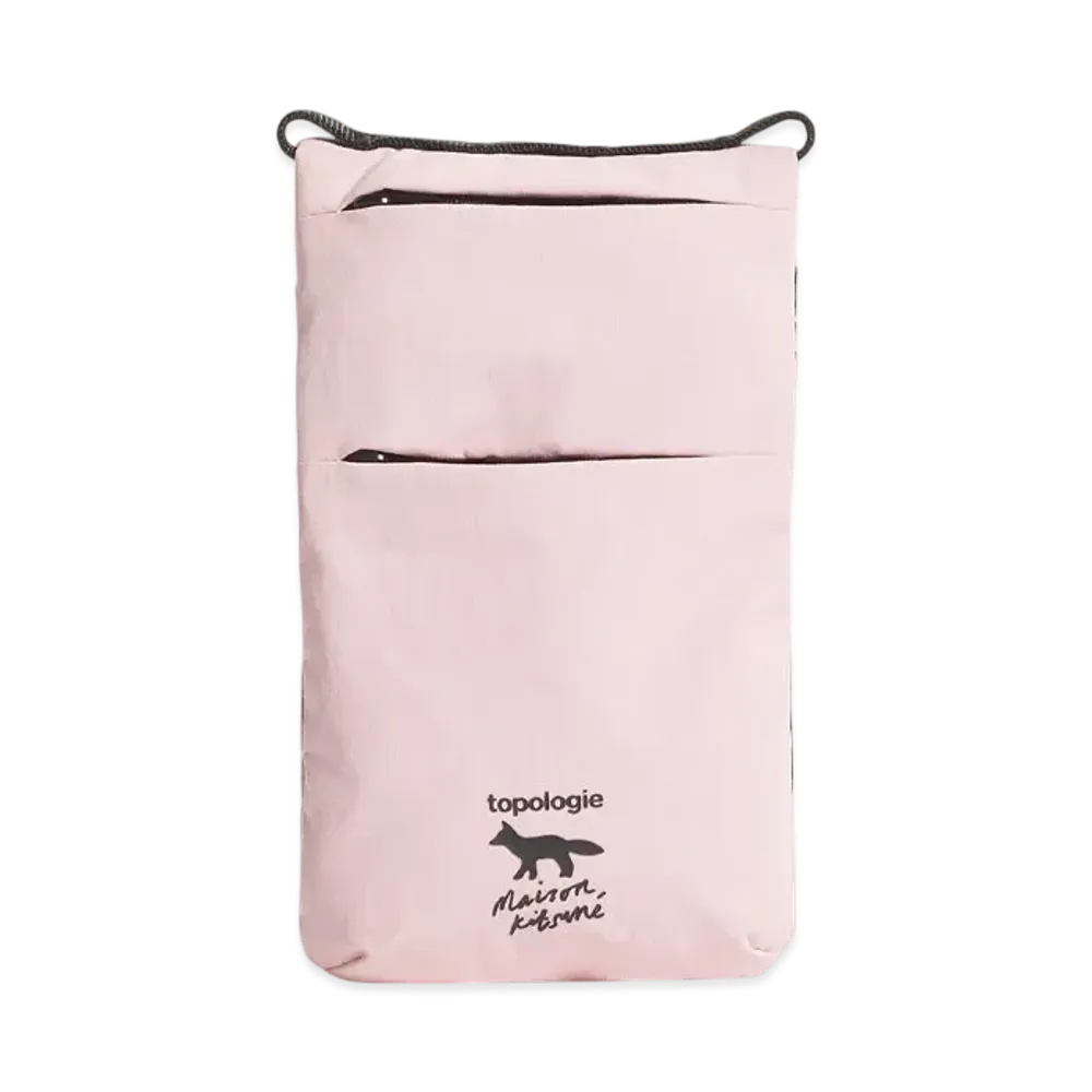 Maison Kitsune X Topologie Phone Pouch "Powder Pink"
